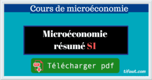 microeconomie resume S1 pdf